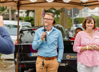 Andreas Hiller und Bettina Orlando, die Leitung des Hospizes