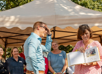 Andreas Hiller und Bettina Orlando